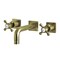 Kingston Brass KS6123BX Two-Handle Wall Mount Bathroom Faucet, Antique Brass KS6123BX - alternate 1